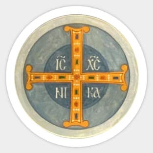 Jewelled Cross Sticker